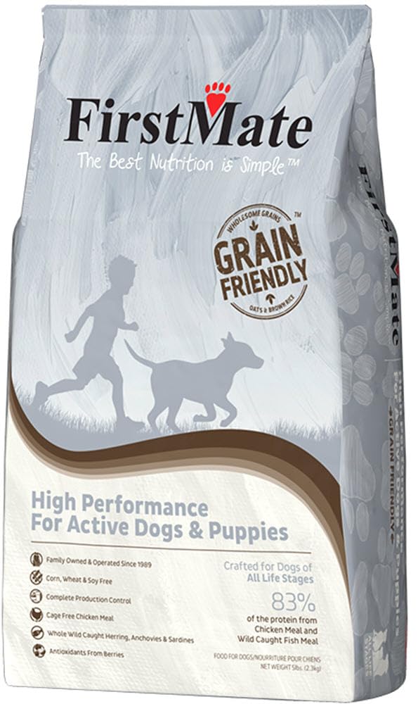 FirstMate Grain Friendly High Performance for Dogs and Puppies 5LB