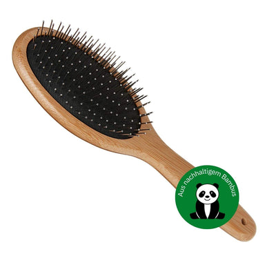 Bamboo Groom Oval Pin Brush w/Pins Large