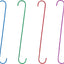 Heavy Duty Brilliant Color S Hook (Pack Of 24)