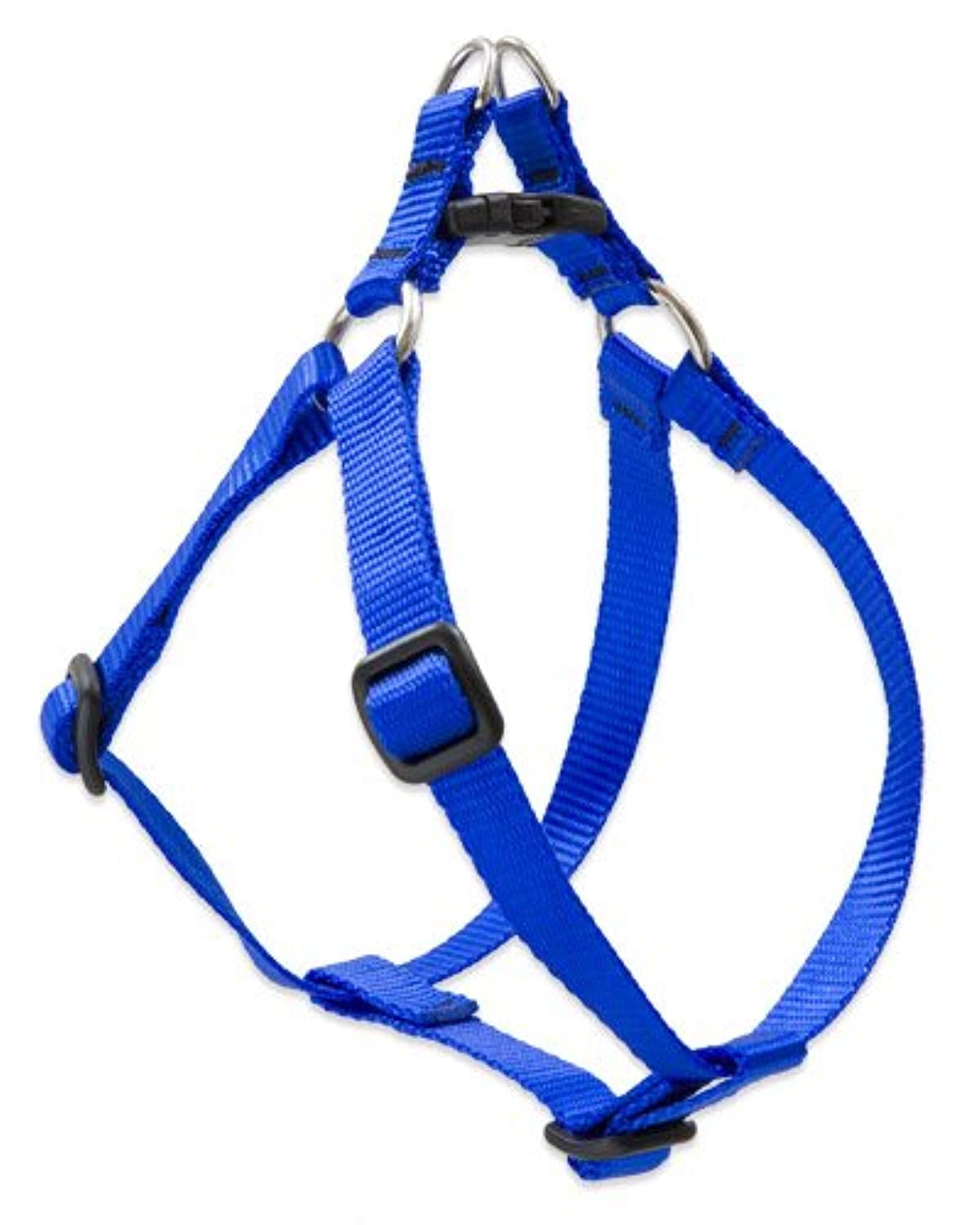 LupinePet Basics 3/4" Blue 20-30" Step In Harness for Medium Dogs