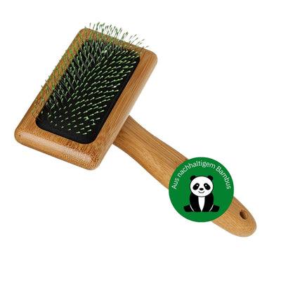 Bamboo Groom Soft Slicker Brush Medium