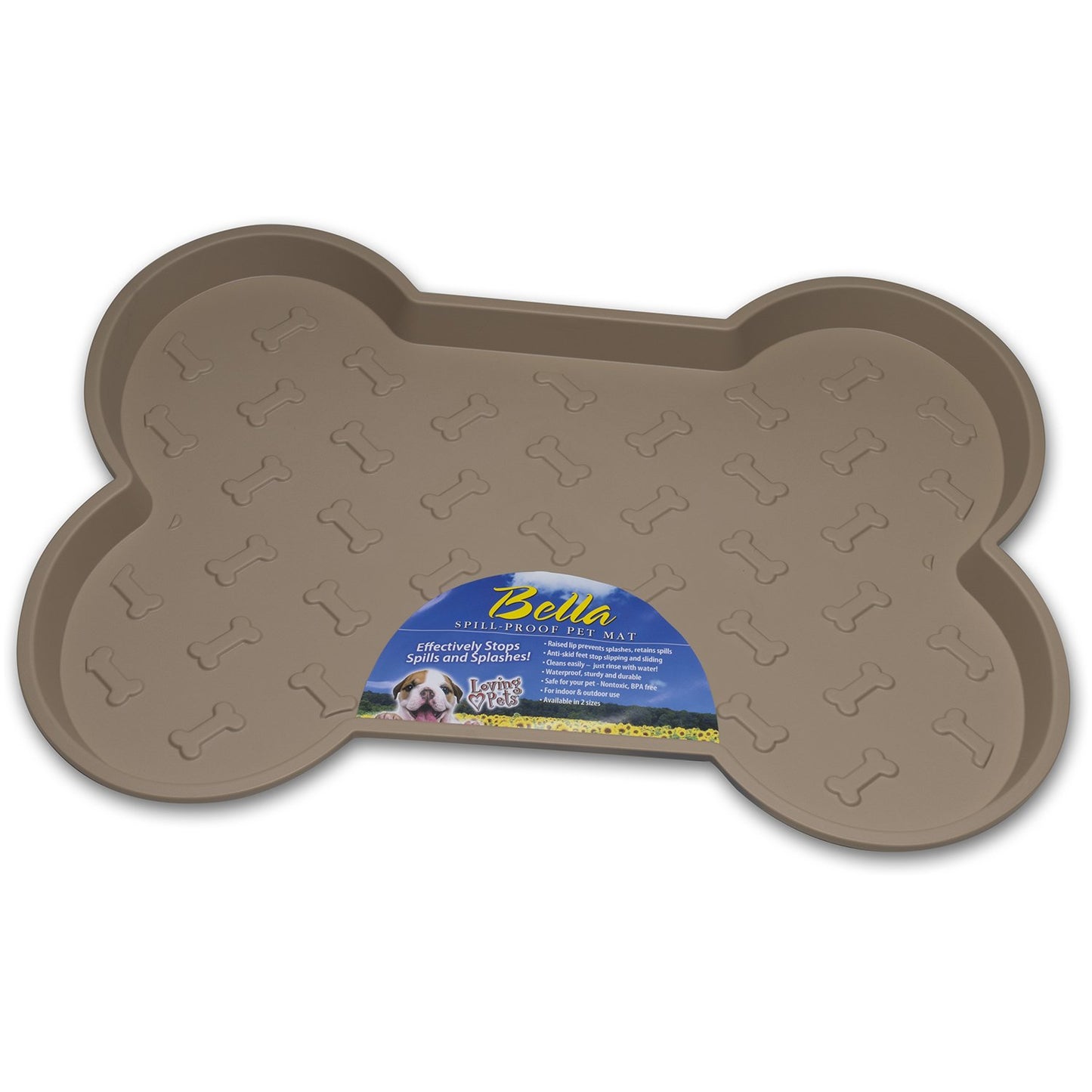 Large Tan - Bella Spill-Proof Mat