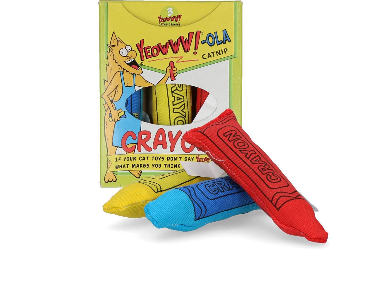 YEOWWW! Catnip Crayon, 3 Count