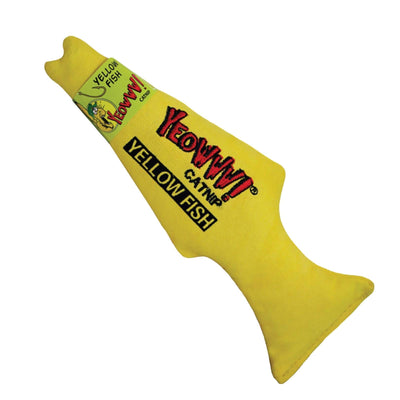 Yeowww! Catnip Toy, Yellow Fish