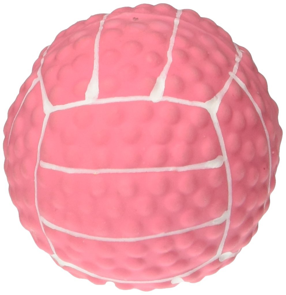 Coastal Mini Latex Pink Volleyball Dog Toy