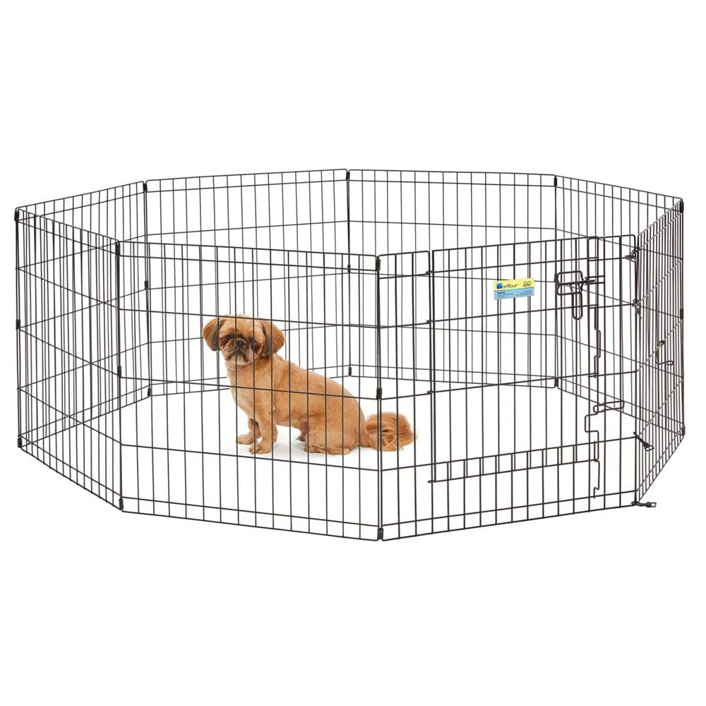 Midwest, Exercise Pen with Door Black, 30'