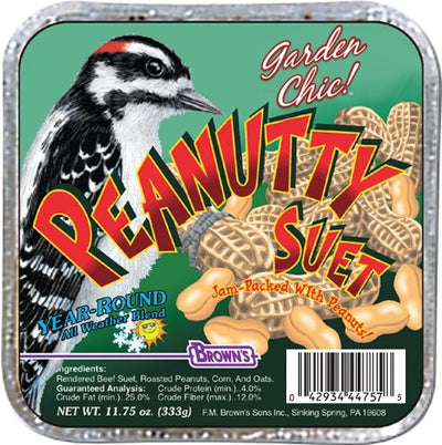 F.M. Brown's, Garden Chic Suet and Bread Cakes, 11-3/4-Ounce Peanutty