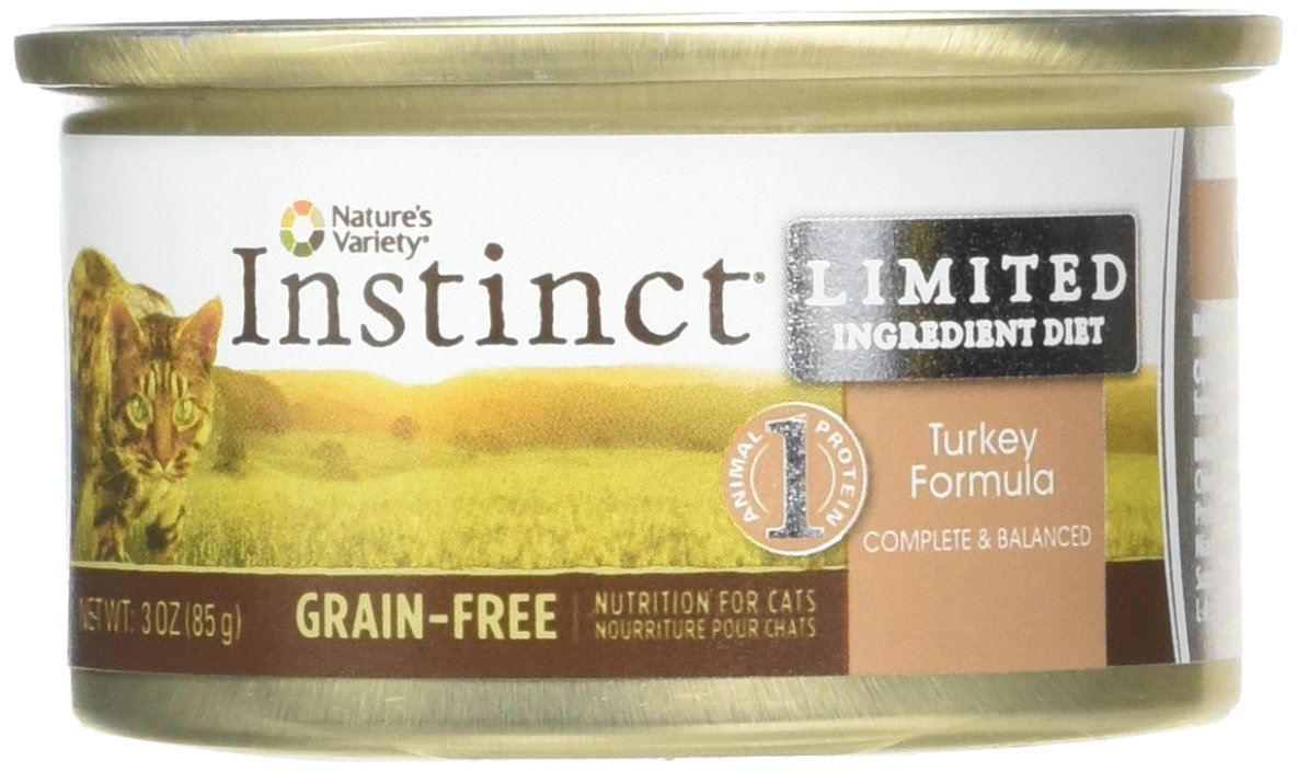 Nature's Variety Instinct LID Grain Free Canned Cat Food - Turkey - 3 oz - 24 ct