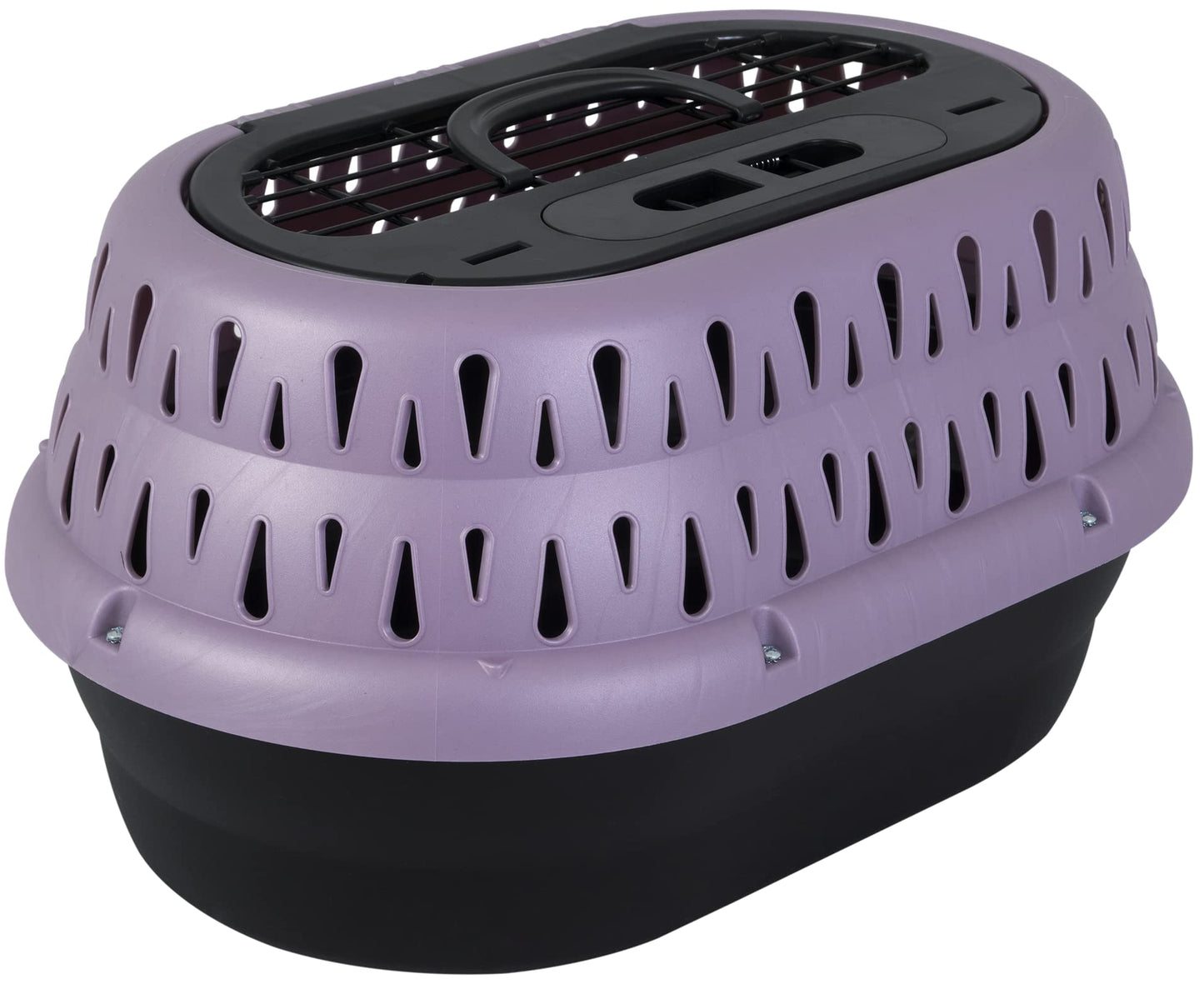 Petmate Top Load Pet Carrier for Cats, 19 Inches Long, Holds Pets Up To 10 Pounds, Purple