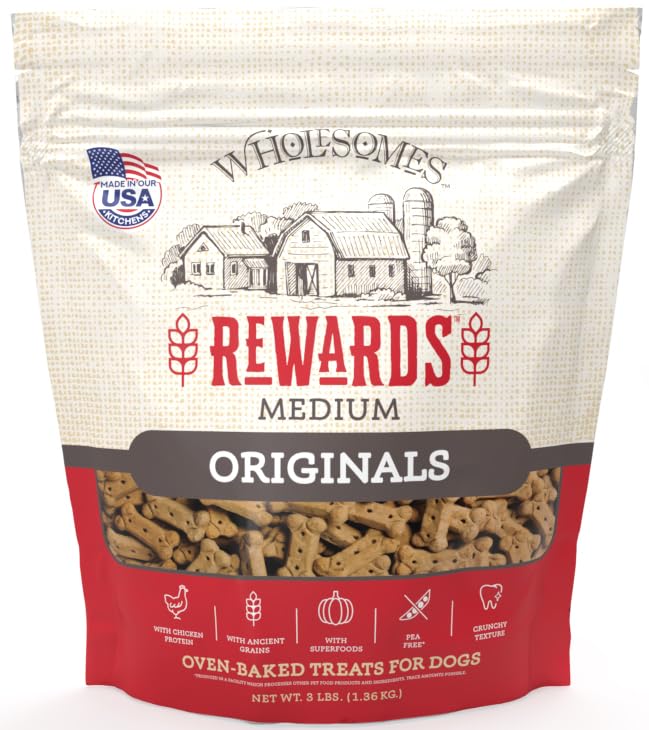 Wholesomes Rewards Medium Original Biscuit Dog Treats 3 lb