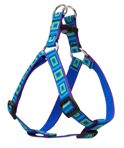 LupinePet Originals 3/4" Sea Glass 15-21" Step In Harness for Small Dogs