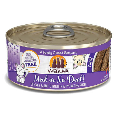 Weruva Meal or No Deal! with Chicken and Beef Canned Cat Food, 5.5 oz