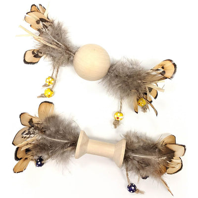 Ethical Pet Products 68052170: Toy Cat Wood & Feather