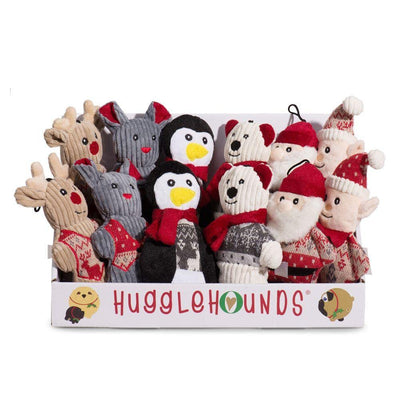 HuggleHounds, Squeaky Cookie Collection Dog Toy, Assorted