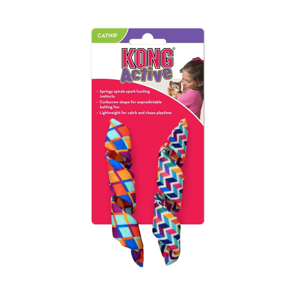 k Cat Active Curlz Cat Toy 2pk