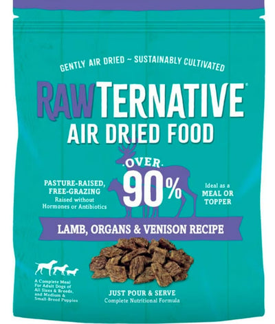 Grandma Mae's Country Naturals RawTernative Air Dried Dog Food. (3LB Lamb & Venison)