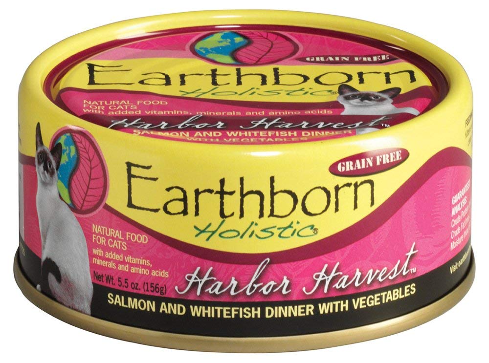 Earthborn Holistic Harbor Harvest Grain Free Canned Cat Food, 5.5 Oz, Case Of 24