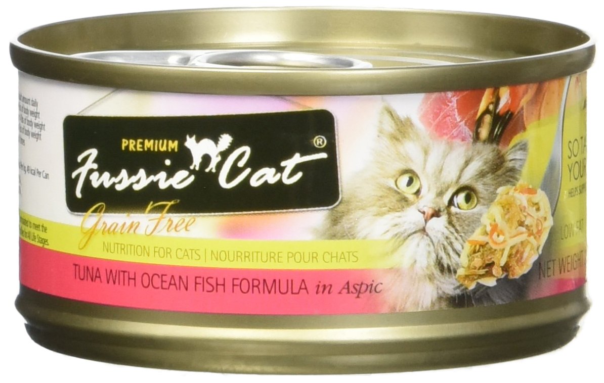 Fussie Cat Tuna with Ocean Fish Formula in Aspic, 2.8 oz, Pack of 24