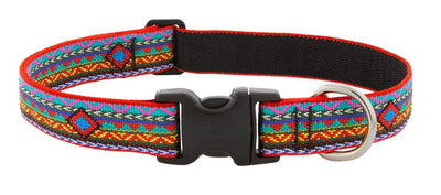 Lupine Dog Collar 1" Wide El Paso Design adjusts 16-28" Long