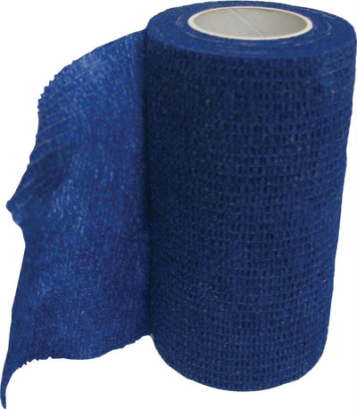 Animal Supplies International 079071 ional Wrap-It-Up Flexible Bandage, 4" X 5 Yd, Blue