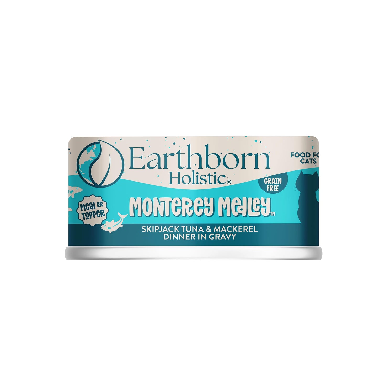 Earthborn Holistic Monterey Medley Grain-Free Moist Cat Food, Beige, 5.5 oz(pack of 24)