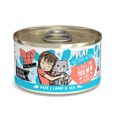 Best Feline Friend B.F.F. Play Salmon & Tuna Tuck Me in Pate Recipe Canned Cat Food