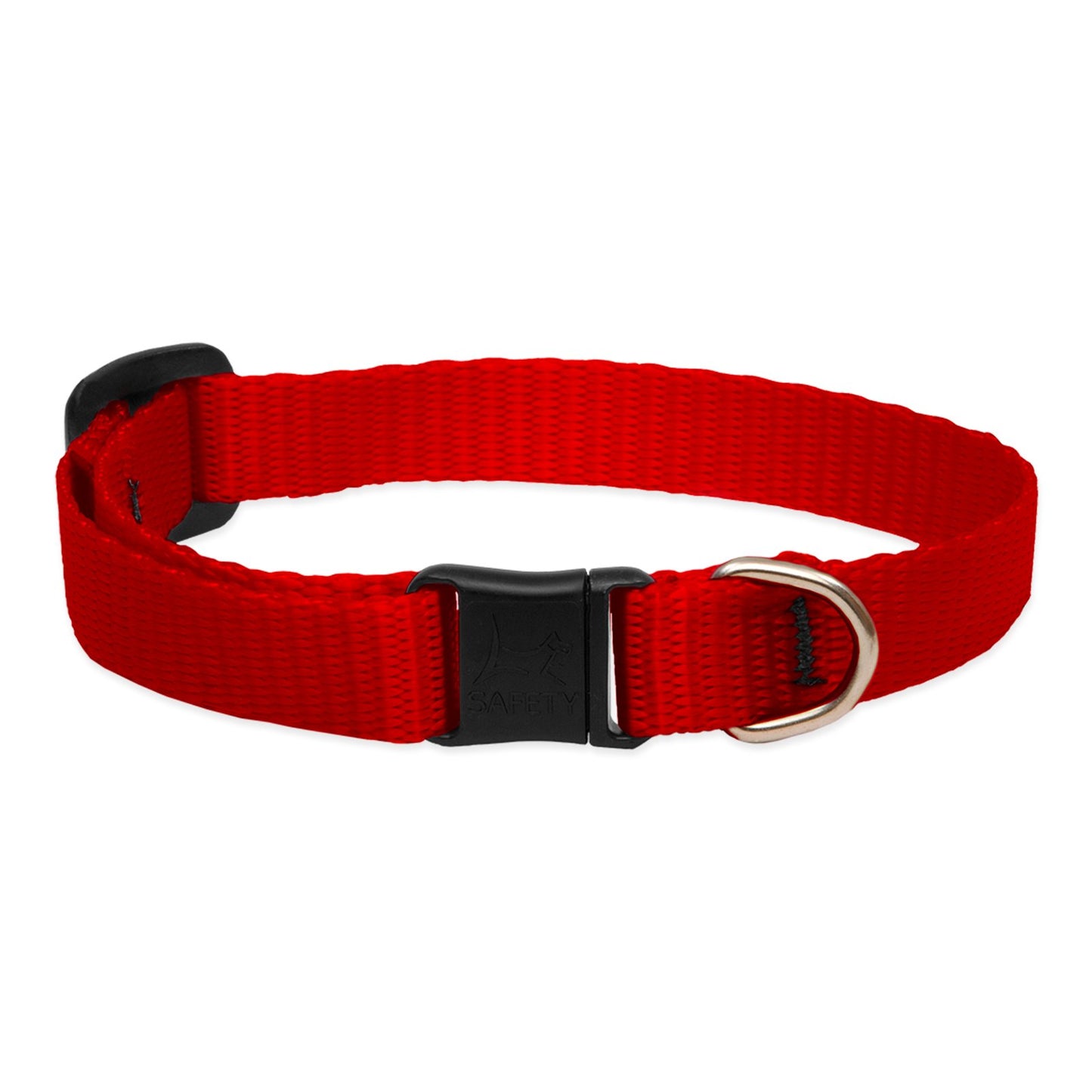 LupinePet Basics 1/2" Red Cat Safety Collar , 8-12"