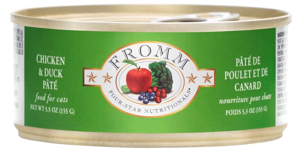 Fromm , Cat 4 Star Chicken/Duck Pate Can, 5.5 Ounce