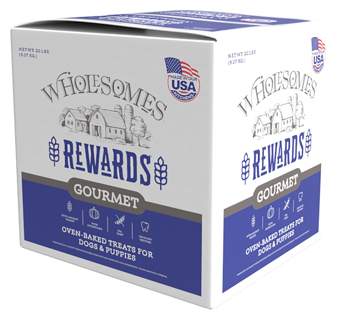 Wholesomes SPORTMiX Gourmet Rewards Dog Biscuits, Bacon, 20Lb. Box