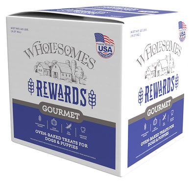 Wholesomes SPORTMiX Gourmet Rewards Dog Biscuits, Nut'R'Nipz Peanut Butter, 20Lb. Box