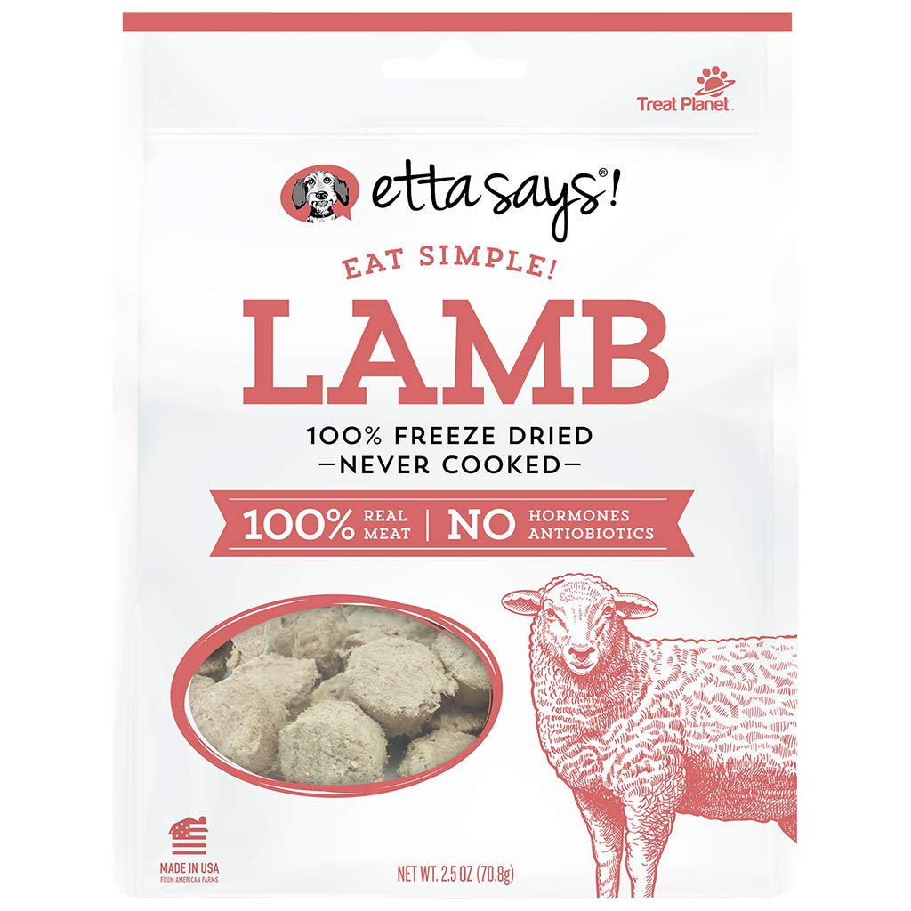 ETTA SAYS!, Simple Freeze Dried Lamb Treats, 2.5 Ounce