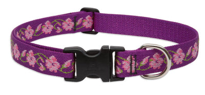 LupinePet Originals 1" Rose Garden 16-28" Adjustable Collar for Large Dogs