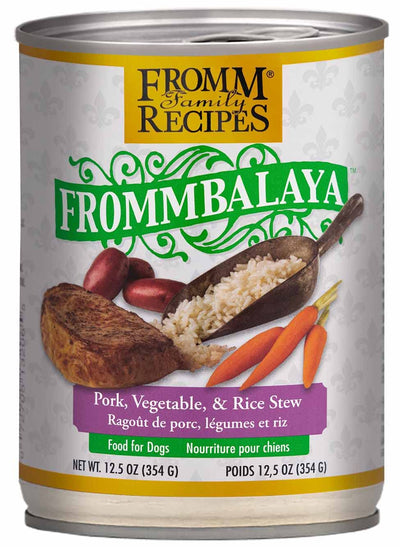 Fromm Frommbalaya Pork, Vegetable, & Rice Stew Dog Food - Premium Wet Dog Food - Pork Recipe - 12.5 oz Can