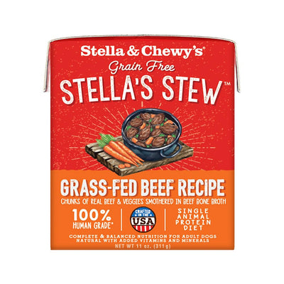 Stella & Chewy's Stella's Stew Grass-Fed Beef Recipe Wet Dog Food (Pack of 12)