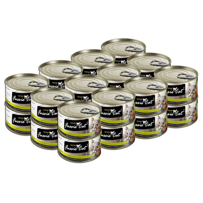 Fussie Cat Premium Tuna with Mussels (24/5.5oz Cans)