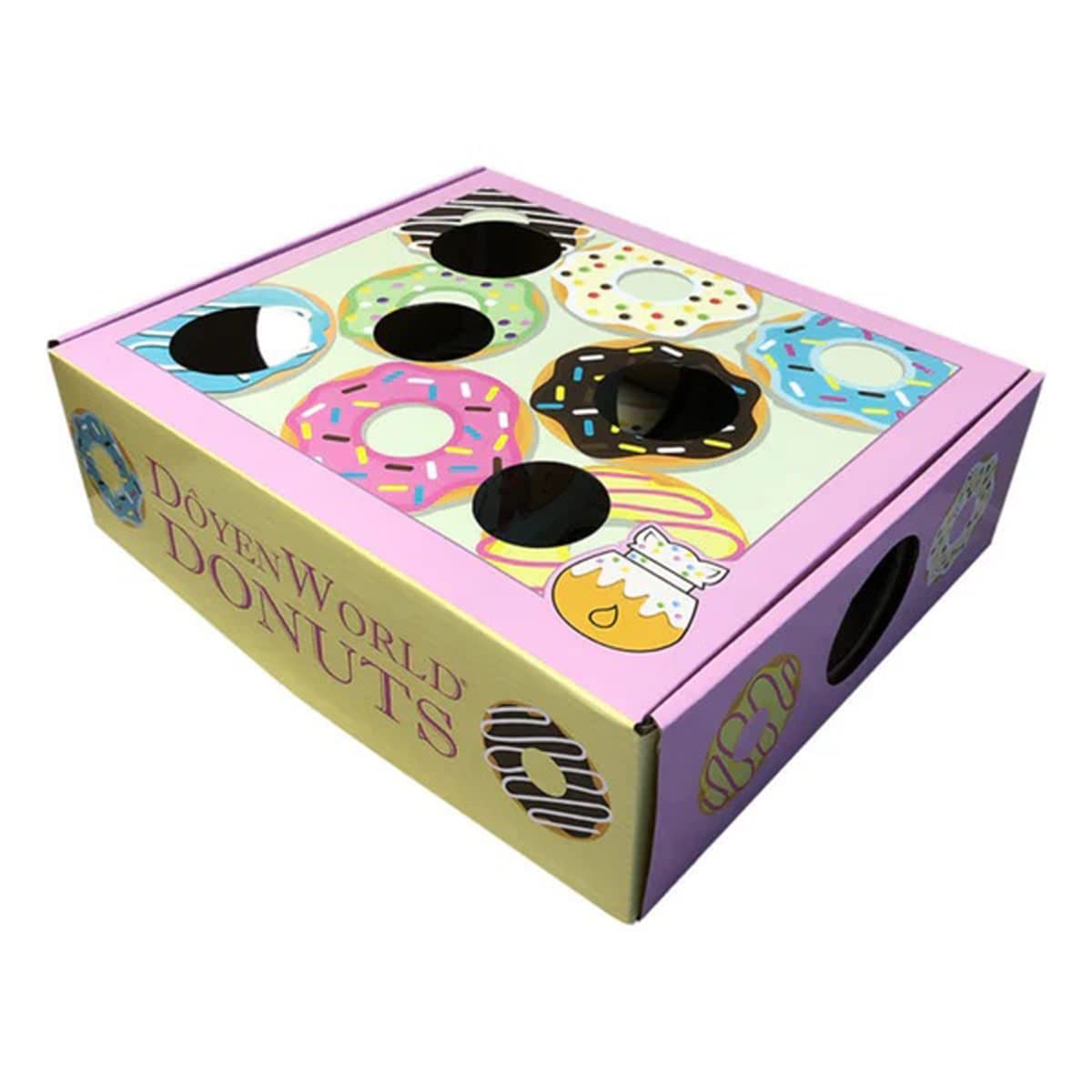 DoyenWorld Donut Puzzle Box Cat Toy