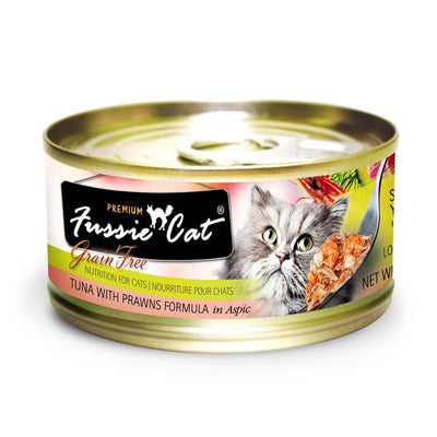 Fussie Cat Wet Food For Cat, Tuna & Prawns, 2.8Oz Can