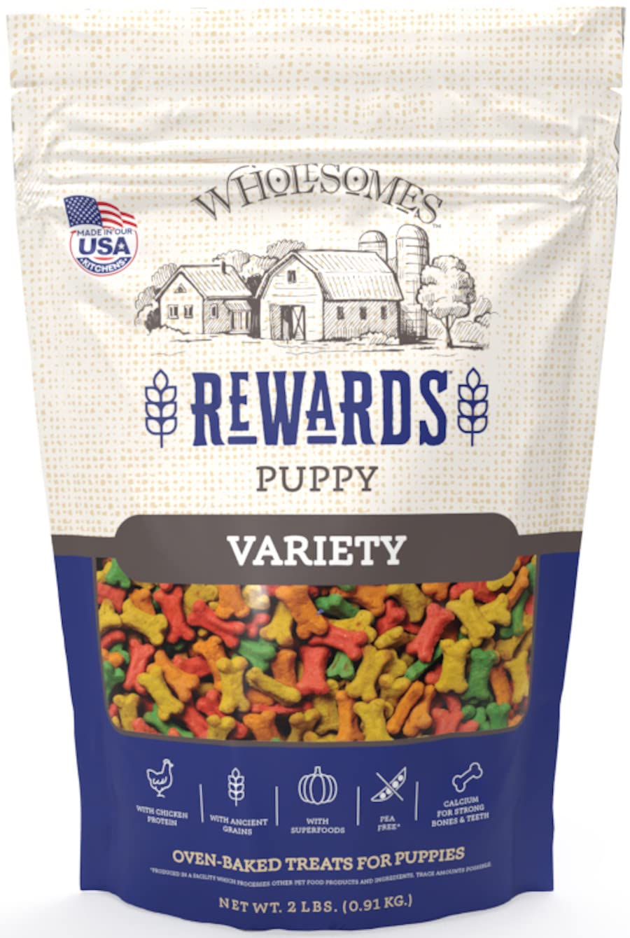 SPORTMiX - Admc Wholesomes Rewards Puppy Variety Biscuit Dog Treats