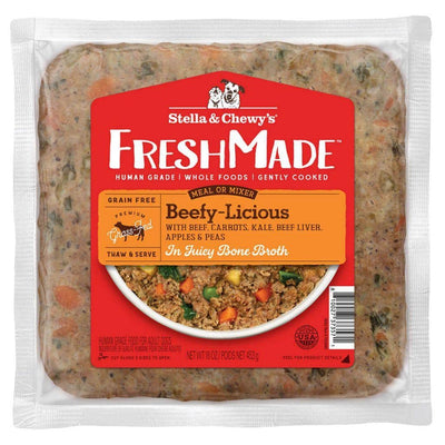 Stella & Chewy's, FreshMade Beefy Licious Gently Cooked Frozen Dog Food, 16 Ounce