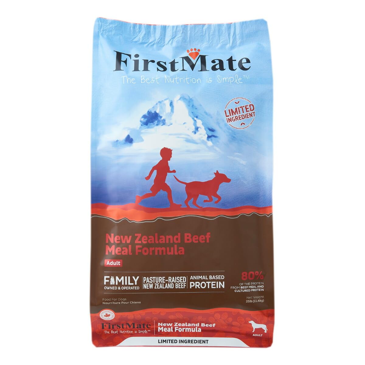 FirstMate, Limited Ingredient New Zealand Beef Dry Dog Food, 400 Ounce