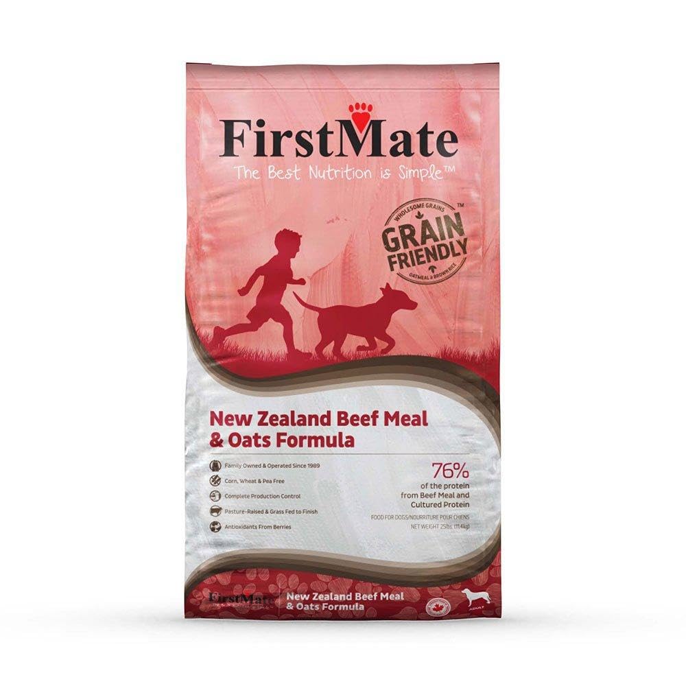 FirstMate, New Zealand Beef Meal & Oats Grain Friendly Dry Dog Food, 400 Ounce