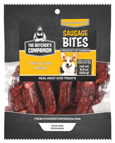 The Butcher's Companion- Pork & Liver Bites, 8.8 oz.