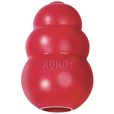 KONG Classic Stuffable Dog Toy - Fetch & Chew Toy for Dogs - Treat-Filling Capabilities & Erratic Bounce for Extended Play Time - Durable Natural Rubber Material - for Extra Small Dogs