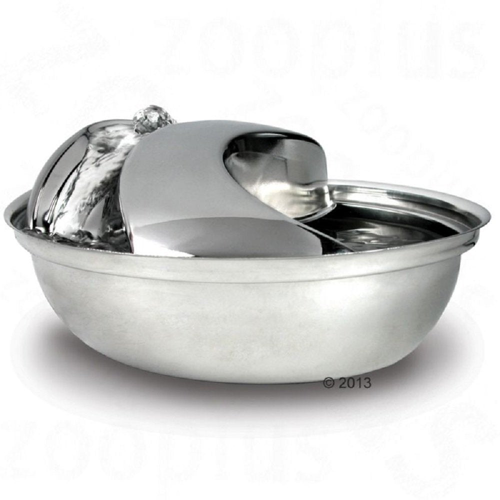 Pioneer Pet Stainless Steel Fountain Raindrop Design