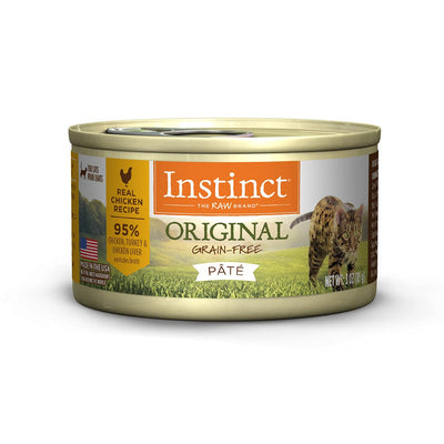 Nature's Variety Instinct Grain-Free Chicken Canned Cat Food Size: 3-oz, case of 24