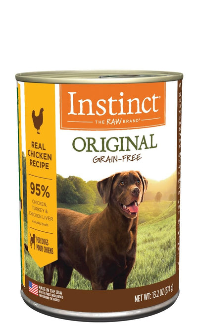 Nature's Variety Instinct, Grain-Free Canned Dog Food, Chicken, 13.2 Ounces (Single Can)