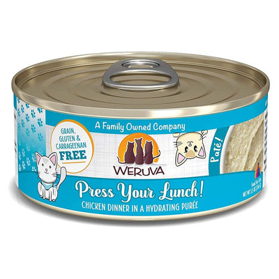 Weruva Press Your Lunch! with Chicken Canned Cat Food, 5.5 oz