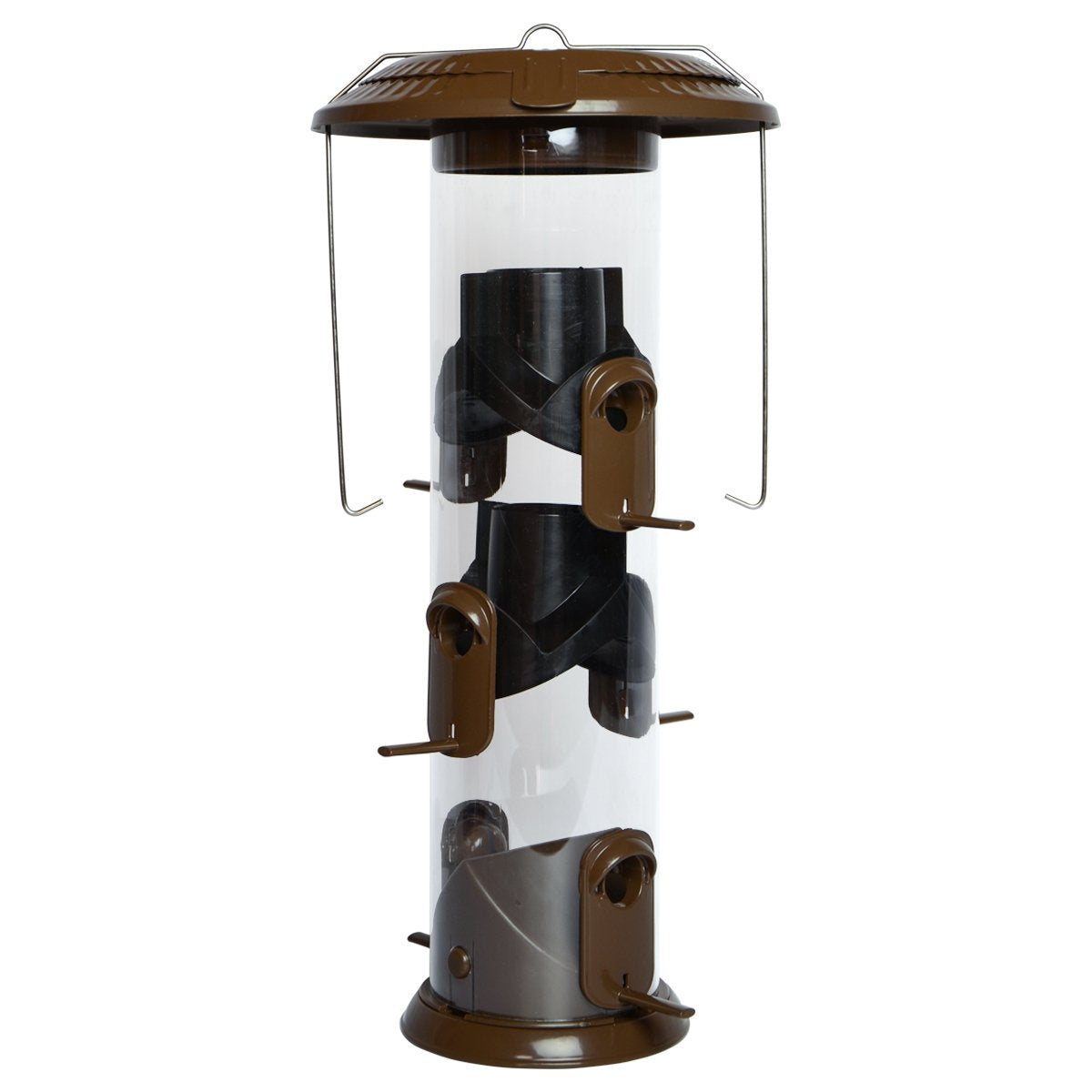 Nature's Way Bird Products WMFFB-19 Funnel Flip Top Tube Feeder, Bronze, 16.5X8X8