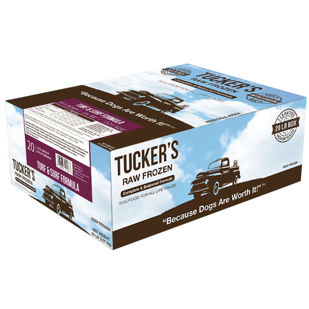 Tucker's Raw Frozen Turf & Surf Recipe Dog Food, 320 Ounce