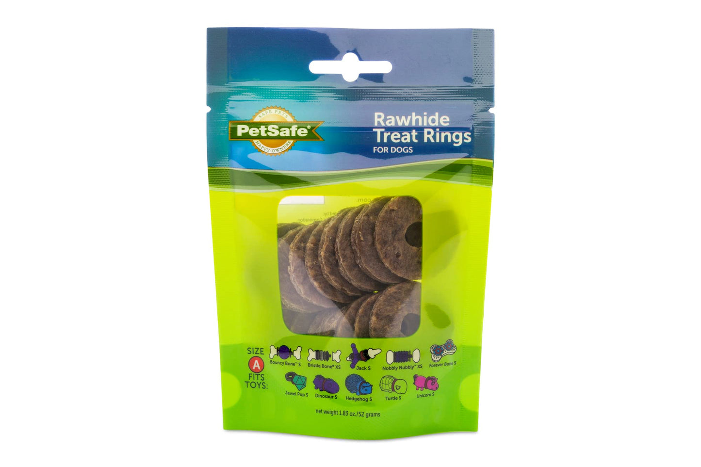 PetSafe® Natural Rawhide Treat Ring Refills, Size A, Replacement Treats Busy Buddy Treat Ring Holding Toys